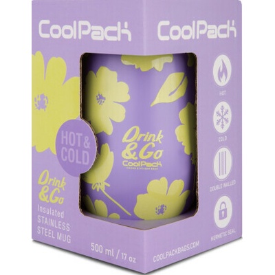 Coolpack termohrnek Coffee Mug Miss 500 ml Flores Lila
