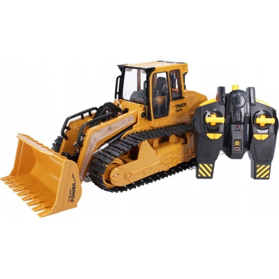 IQ models DOUBLE E Buldozer funkční radlice zvukový modul LED RTR 1:20