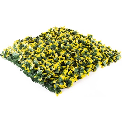 Umělý živý plot Hawaj Blýskalka Photinia žlutá Stěna 100 x 100 cm SY188002B