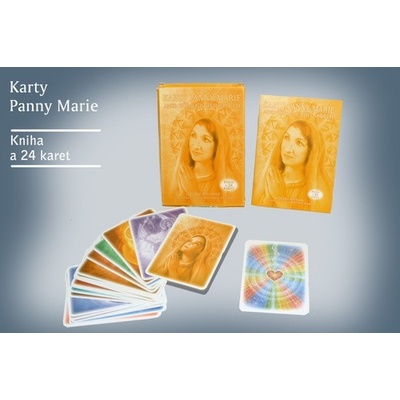 Karty panny Marie 24 karet + kniha