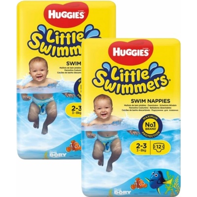Huggies Little Swimmers 3-8kg Mini 2-3 24ks