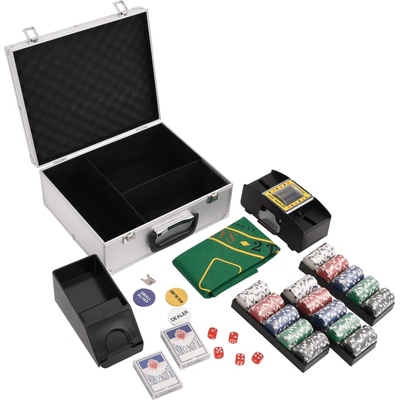 vidaXL Комплект чипове за покер 300 бр 11, 5 г (80411)