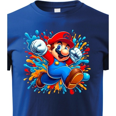 Dětské tričko Super Mario 3 ModráCanvas Dětské tričko Bezvatriko.cz 3218