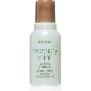Aveda Rosemary Mint Purifying Shampoo дълбоко почистващ шампоан за блясък 50ml