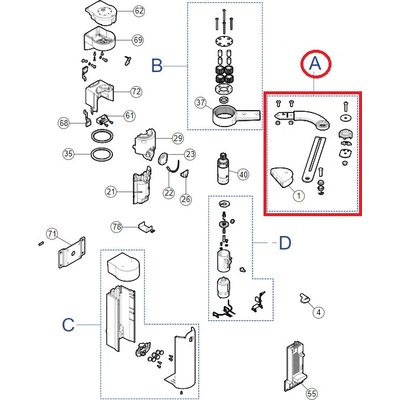 SPAMG215A00 kit ramien pre WALKY