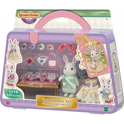 Sylvanian Families 5647 Město Bílý králík se šperky a drahokamy