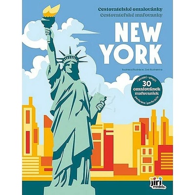 Jiri Models 4894-5 Cestovatelské omalovánky New York