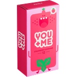 You&me JUICY - ароматизированные презервативы (12 шт. )