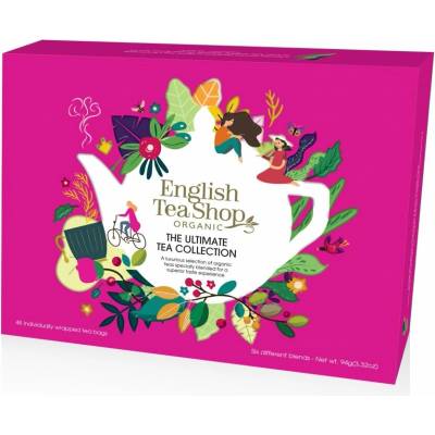 English Tea Shop Prémiová papírová kolekce čajů červená 48 ks