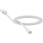 mophie Chargestream USB-C към Lightning кабел 1 метър - бял (409912832)
