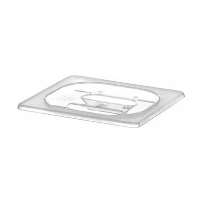 Veko pre polykarbonátové nádoby GN 1/6 bez výrezu 176 x 162 mm priehľadné 864159H