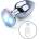 Kiotos Vibrating Aluminium LED Buttplug Medium