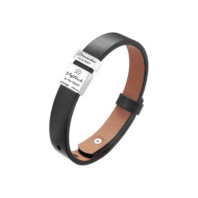 Šperky4U personalizovaný pánský kožený náramek OPA217