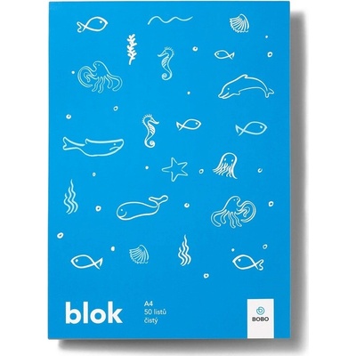 Poznámkový blok SVĚT A4 - čistý 50 listů