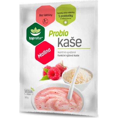 TOPNATUR Probio kaše malina 60 g – Zboží Dáma