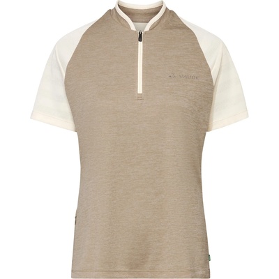 Vaude Дамска фланелка с къс ръкав за колоездене Vaude Women's Tamaro Half Zip Shirt IV Cycling jersey - Linen - размер 36 (EU) (156-2552-0711)