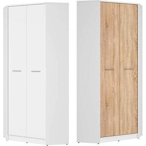 BRW Ъглов гардероб Nepo Plus - бял (S435-SZFN2D-BI)