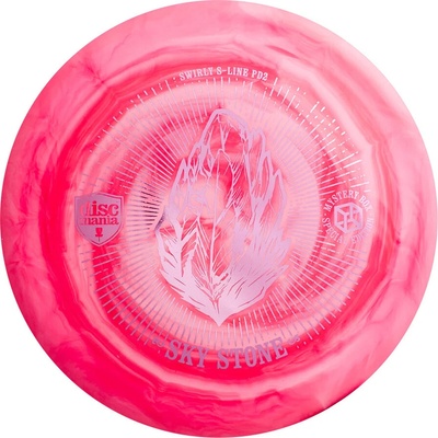 Discmania Sky Stone Swirly S-Line PD2 Růžová