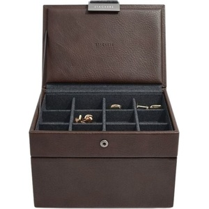 Stackers Кутия за ръчни часовници и копчета за ръкавели Stackers кафяво-сива (74322)