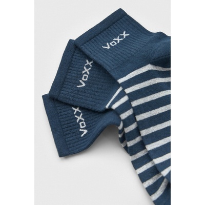 VoXX Boxana dámské slabé ponožky 3 páry pruhy