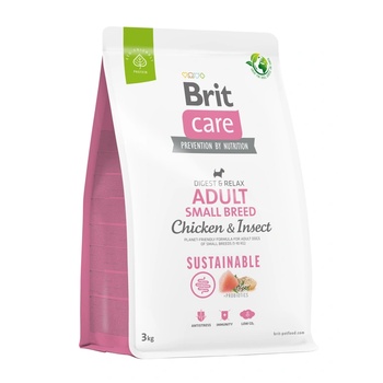Brit Care Sustainable Adult Small Breed Chicken & Insect 3 kg