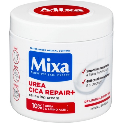 Mixa Urea Cica Repair+ Renewing Cream regenerační tělový krém pro suchou a hrubou pokožku 400 ml – Zbozi.Blesk.cz