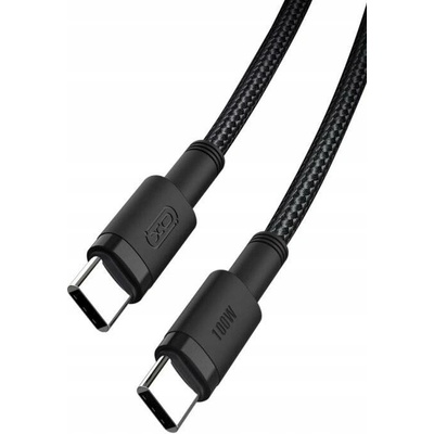 Xo Nabíjecí kabel PD 100W USB C - USB C, 1,5m, černý