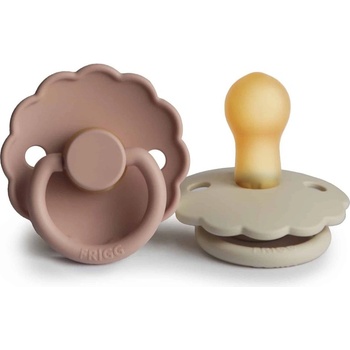 Frigg Daisy přírodní kaučuk 2ks Blush + Cream
