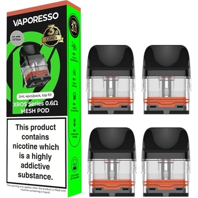 Vaporesso XROS COREX 3.0 cartridge 0,6 ohm 4 ks