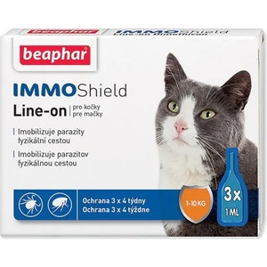 Beaphar IMMO SHIELD Line-on КОТКА 3 x 1 мл