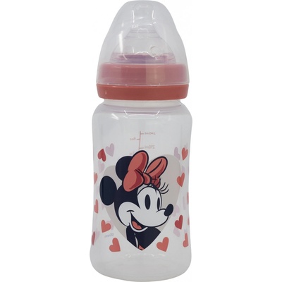 Stor kojenecká láhev Minnie Mouse s antikolikovým systémem 240ml 10702