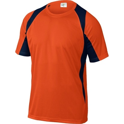 Delta Plus Tričko BALI oranžová-modrá 3XL