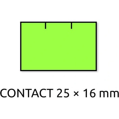 TAVOBAL 703330Cenové etikety REFLEXNÍ ZELENÉ, 10/10 míst 25*16 mm - 6 ks