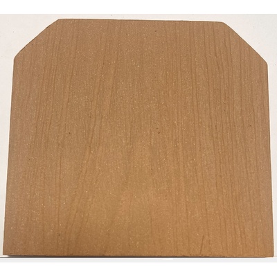 Plotovky z WPC 150x12 s tříhrannou hlavou Teak Délka WPC plotovky: 500 mm