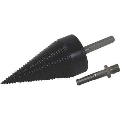 TOPTRADE tŕň štiepací 2x adaptér 65 mm SDS+ a šesťhran 50 x 102 mm