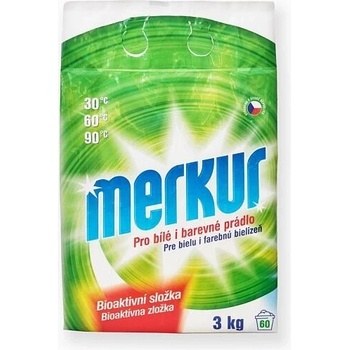 Merkur prací prostředek pro bílé i barevné prádlo 60 PD 3 kg