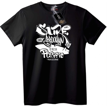 NOONEBRAND Тениска Професионален Тихоокеански Сърф - 2XL, White