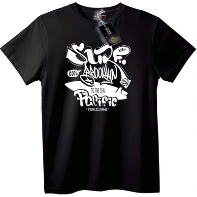NOONEBRAND Тениска Професионален Тихоокеански Сърф - 2XL, White