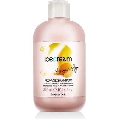 Inebrya Ice Cream Argan Age Pro-Age Shampoo 300 ml подхранващ шампоан за суха и слаба коса унисекс