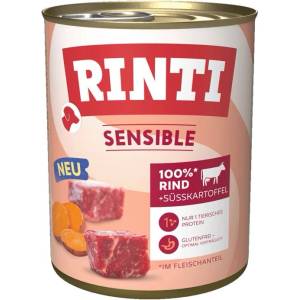RINTI Консерва rinti sensible говеждо & сладък картоф 800 г