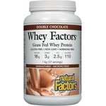 Natural Factors Whey Factors® Grass Fed Whey Protein | Chocolate [1000 грама] Шоколад