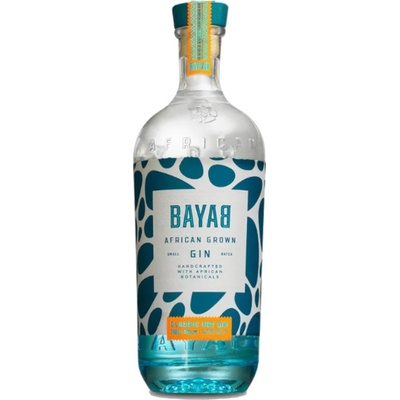 Bayab African Dry Gin 43% 0,7 l (čístá fľaša)