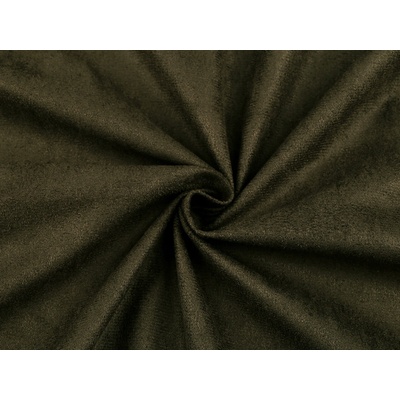 Stoklasa Úplet / imitace broušené kůže Balení: 1 m, Varianta: 9 zelená khaki 9 zelená khaki