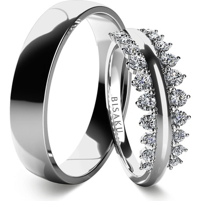 Bisaku Snubní Pilar BIS B344662175150125WG Stříbrná