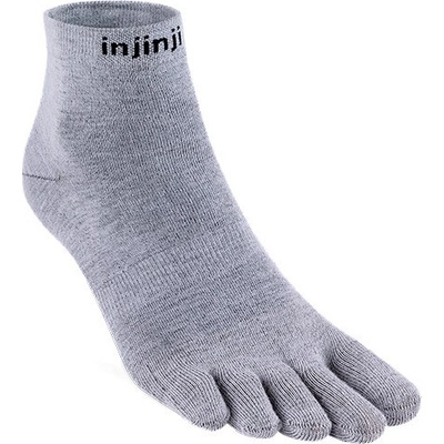 Injinji ponožky Liner Mini Crew Coolmax šedá