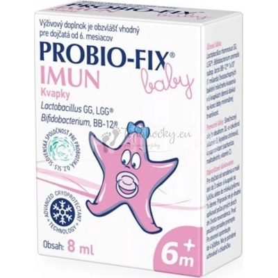 Probio-Fix Imun Baby kvapky na podporu trávenia pre deti 8 ml