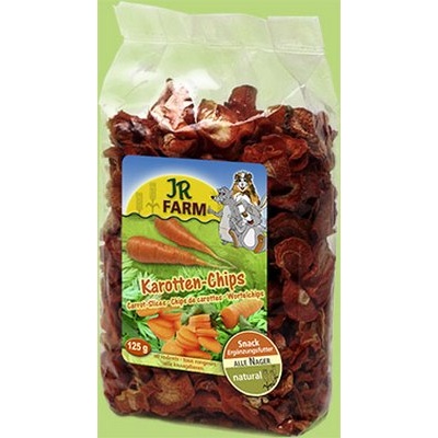 JR FARM - Специалитет, лакомство - Натурални резенчета от моркови за гризачи - 125 гр