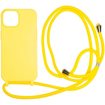 Mobile Origin Калъф Mobile Origin Lanyard, съвместим с iPhone 15 Yellow (LYC-S-YLW-15) (LYC-S-YLW-15)