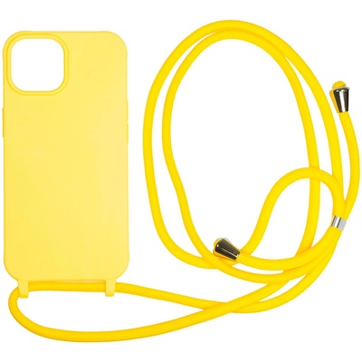 Mobile Origin Калъф Mobile Origin Lanyard, съвместим с iPhone 15 Yellow (LYC-S-YLW-15) (LYC-S-YLW-15)