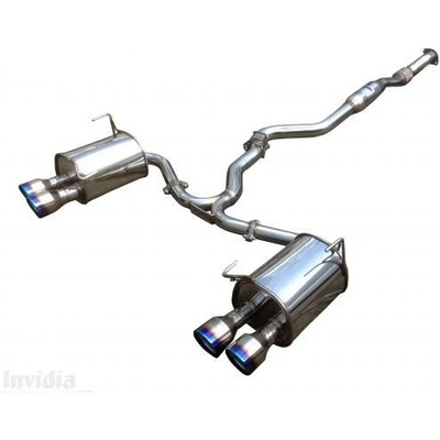 Invidia Catback výfuk typ Q300 pro Subaru Impreza GK WRX/STi (17-) - homologace (titan look koncovky)